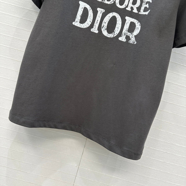 CD 25 J'Adore Dior T-shirt Dark Gray Cotton
