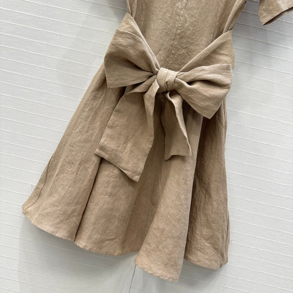 Loewe Dress Soft Beige Linen