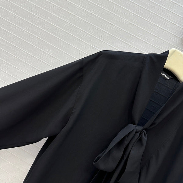 Balenciaga 25 Shirt Black Polyester 0001