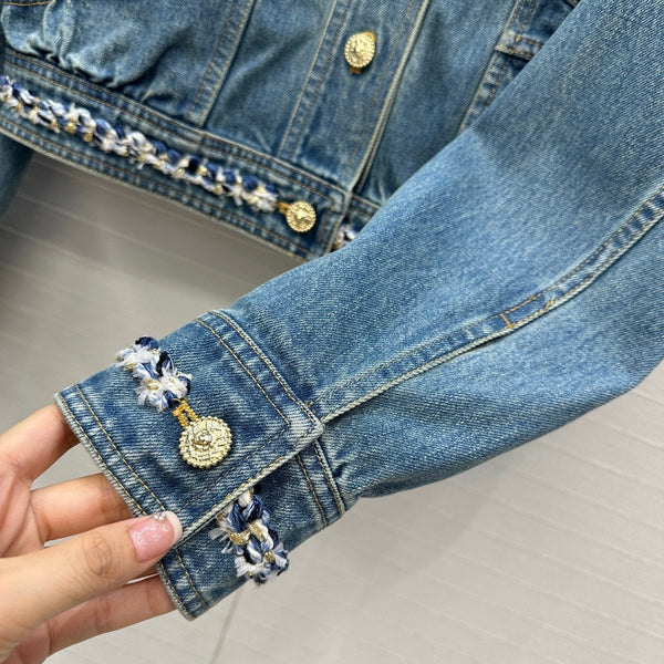 Veste en jean CC 25 en coton bleu