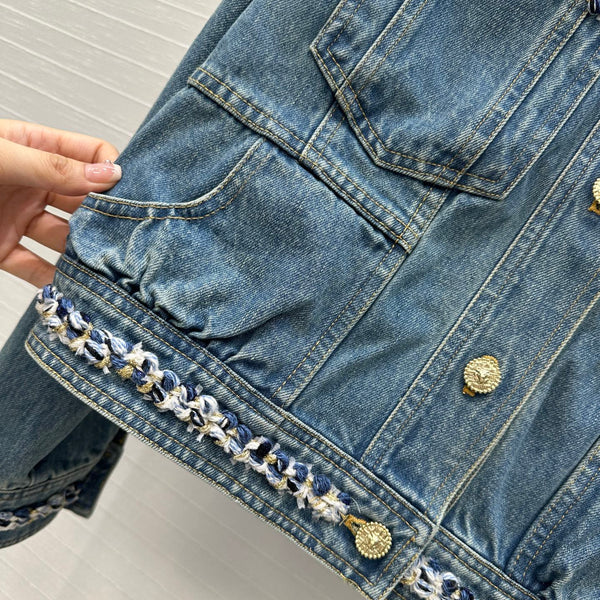 Veste en jean CC 25 en coton bleu