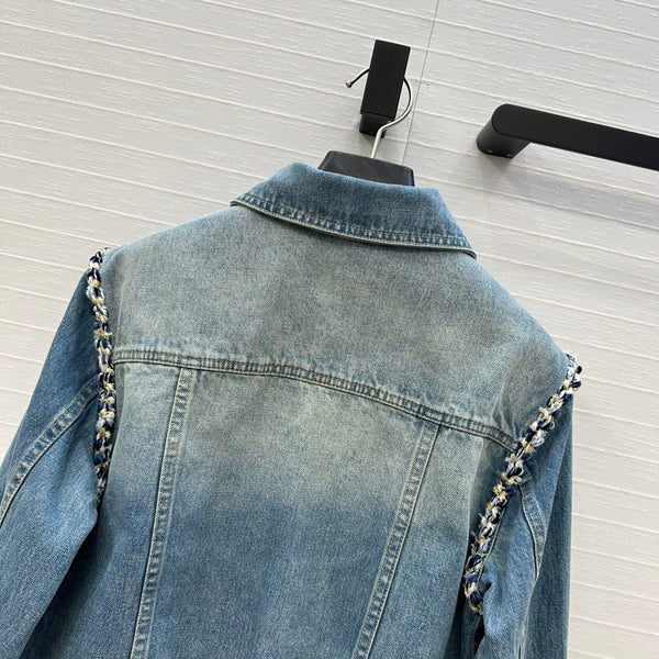 Veste en jean CC 25 en coton bleu