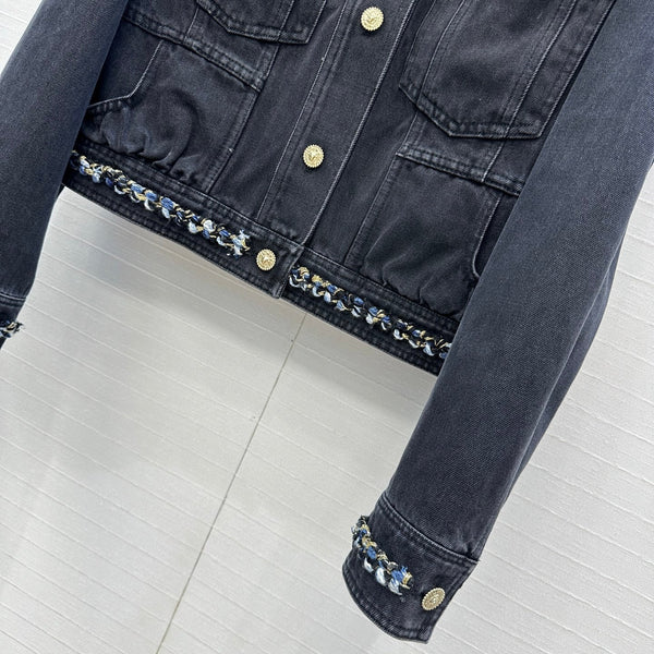 Veste en jean CC 25 coton noir