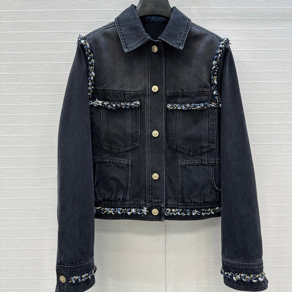 Giacca in denim CC 25 in cotone nero