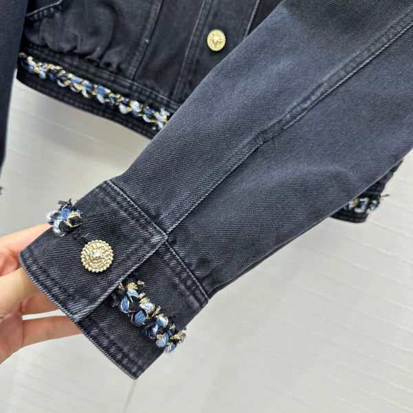 Veste en jean CC 25 coton noir