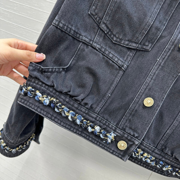 Veste en jean CC 25 coton noir