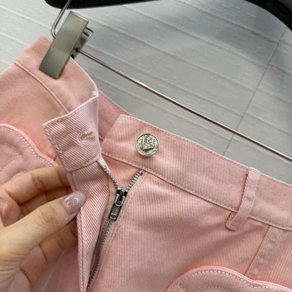 CC 26s Mini Skirt Pink Denim 360883