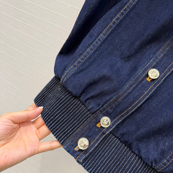 CC 26s Gilet Veste Jean Bleu Foncé 360879
