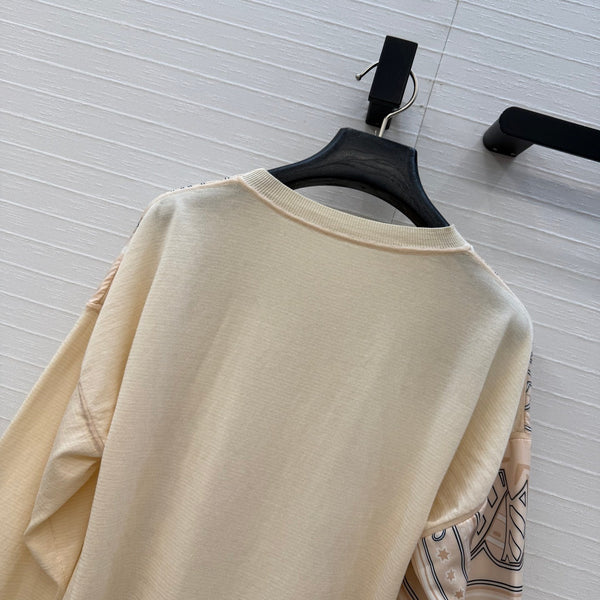 HM "Candy Libris" Long-Sleeve Beige Cotton Tencel