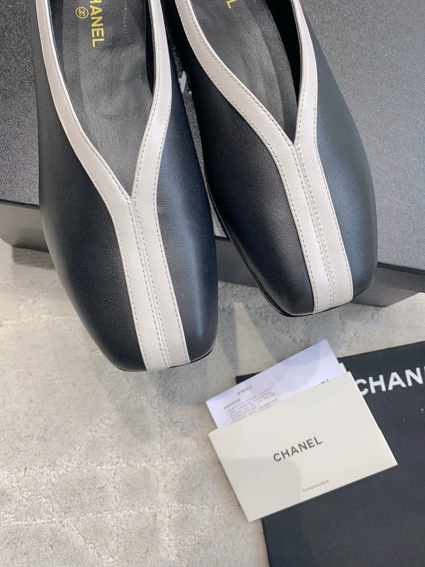 CC 26s Ballet Flat Matthieu Blazy Black Sheepskin 808126