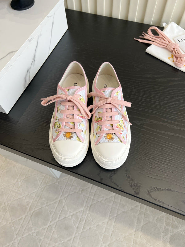 CD Dioriviera Walk'n'Dior Sneaker Light Pink Cotton 851249