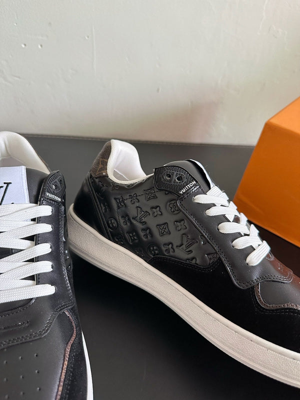 LV Stadium Sneaker Black Monogram Cowhide