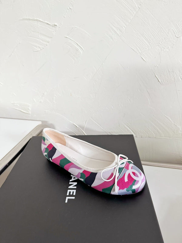 Ballet Flats Pink Cloth