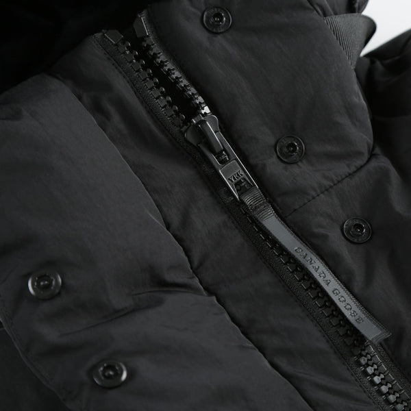 C. Goose Hooded Down Vest Black Polyester 0002