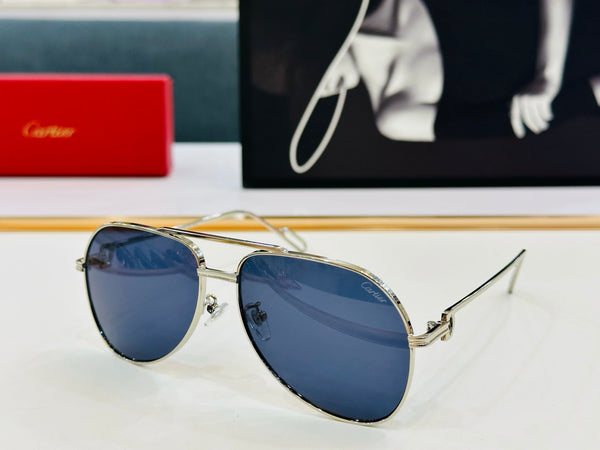 C DE AVIATOR FRAME SUNGLASSES CT0110S IN METAL