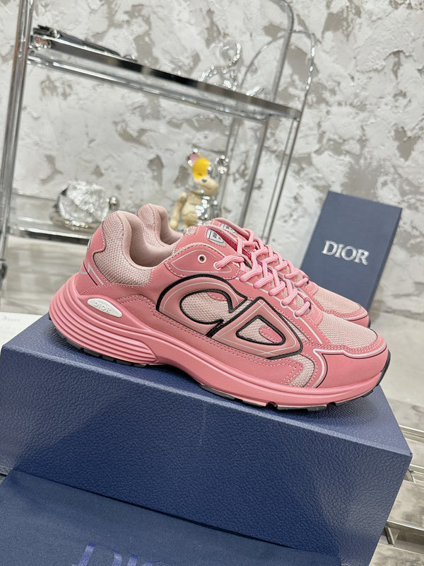 CD B30 Sneaker 35mm In Rose Pink Mesh Fabric 100648