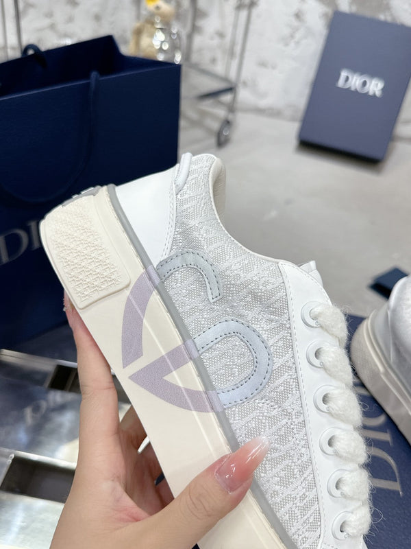 B33 Sneaker 30mm Grey Mix White Monogram Calfskin 103964