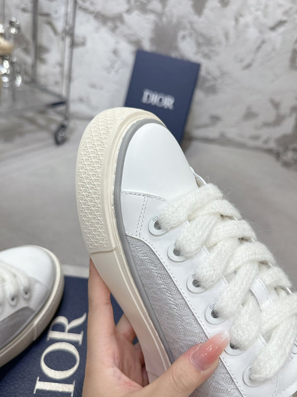 B33 Sneaker 30mm Grey Mix White Monogram Calfskin 103964