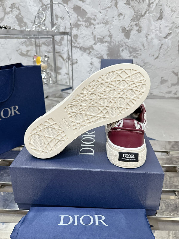 B33 Sneaker 30mm Burgundy Mix White Monogram Calfskin 103971