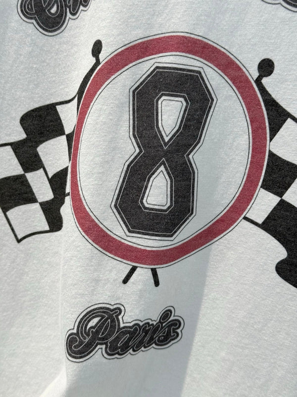 CD 25 Print 8 T-shirt White mix Black Cotton