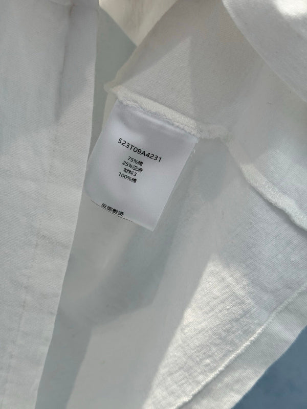 CD 25 Print 8 T-shirt White mix Black Cotton