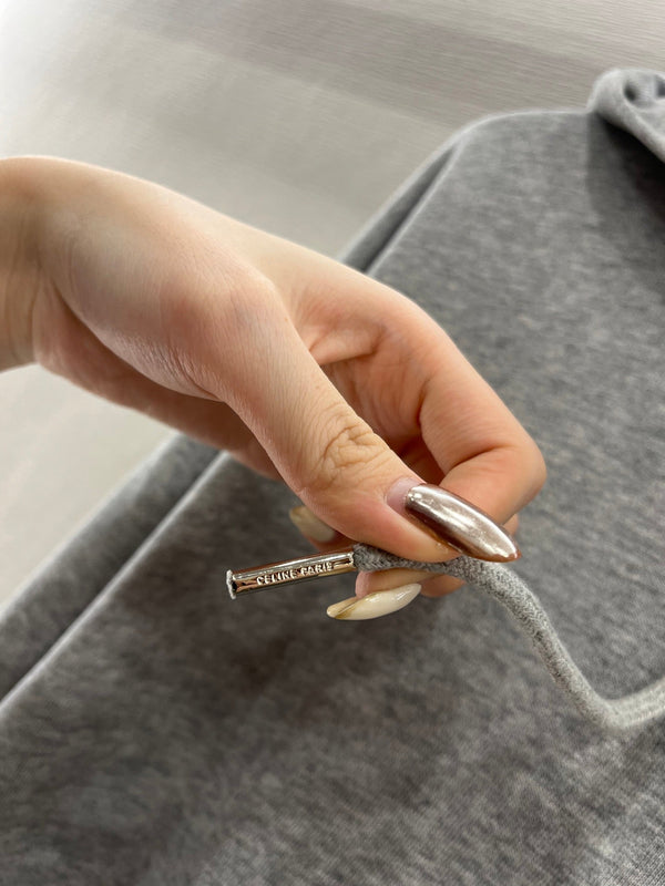 Celine 25 Hoodie Grey Cotton 299772