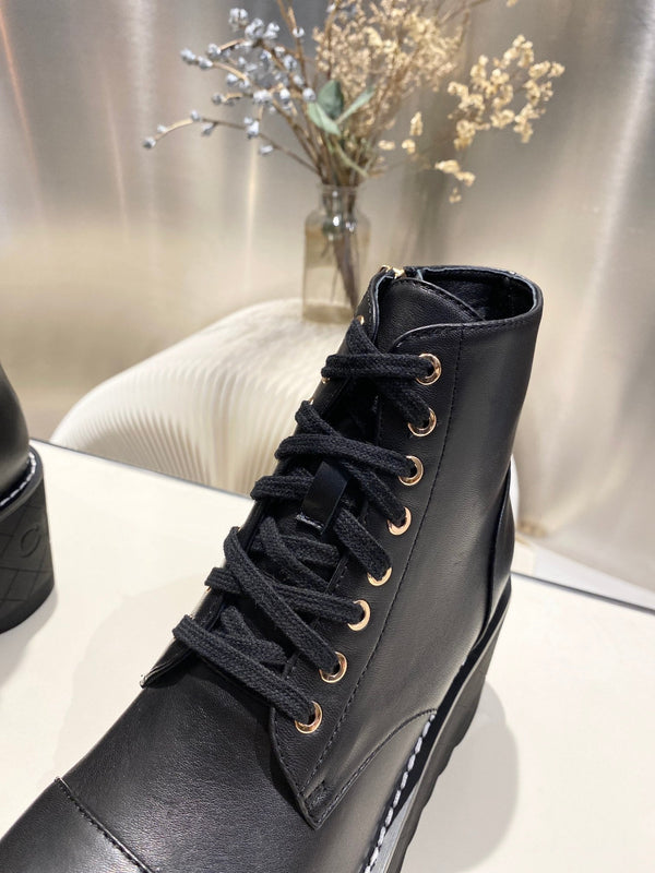 CC Ankle Boots 100m Black Lambskin