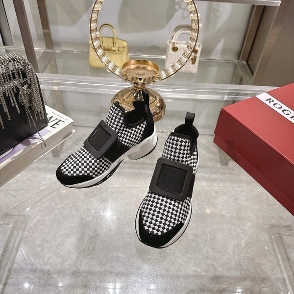 Viv Sneaker Black Custom Woven 262959