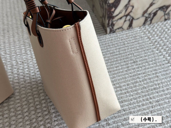 BORSA LOE MEDIUM 27 IN TELA BEIGE