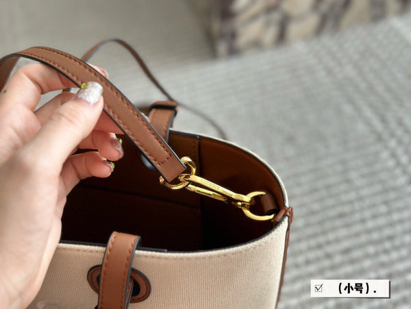 BORSA LOE MEDIUM 27 IN TELA BEIGE