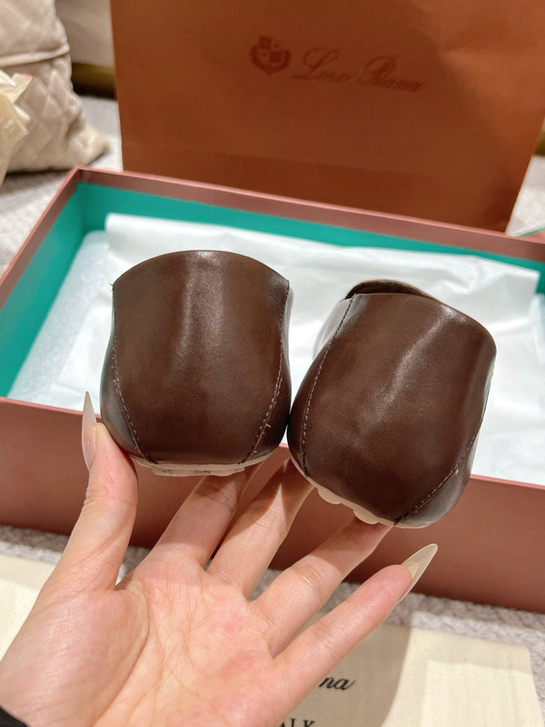 LP Dot sole walk mocassinown Syrup Brown Leather 215009