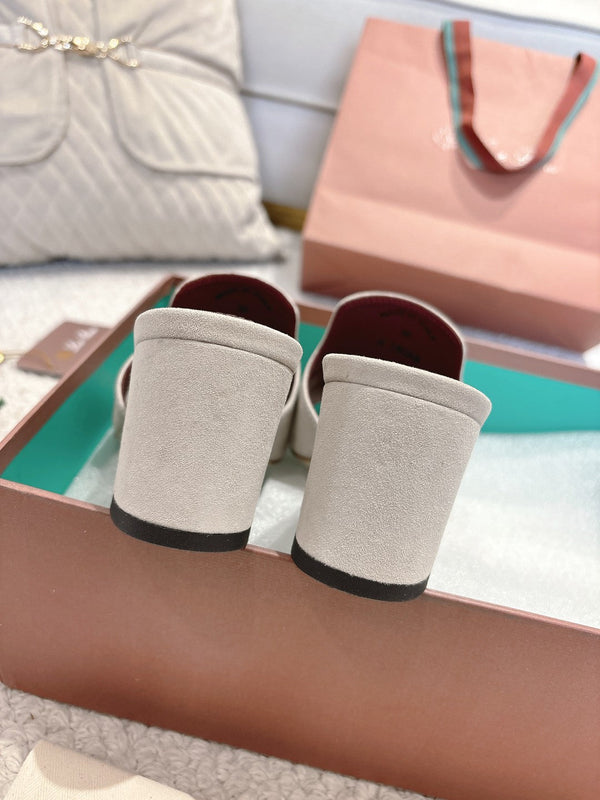 LP 25 Summer Charm Sandal 55 Cream Suede