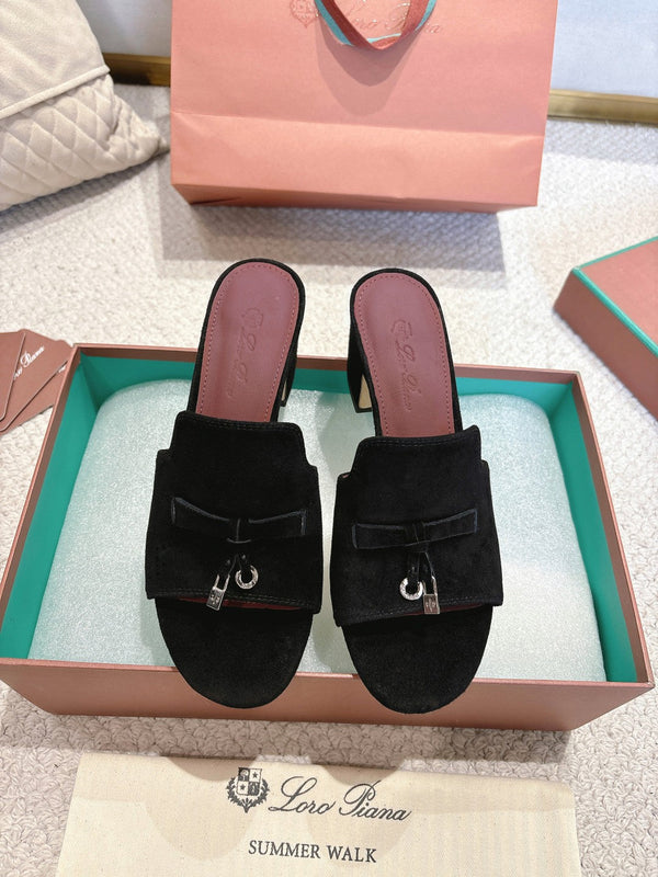 LP 25 Summer Charm Sandal 55 Black Suede