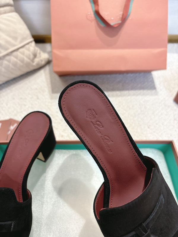 LP 25 Summer Charm Sandal 55 Black Suede