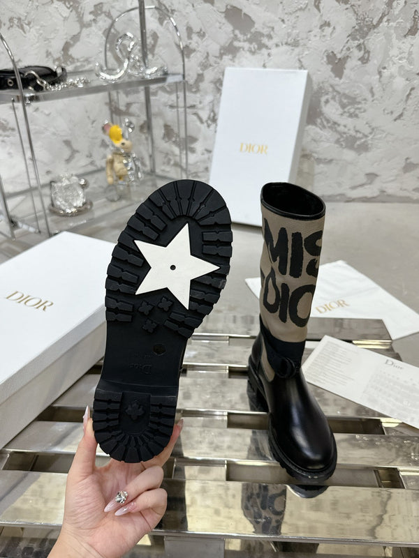 CD D-Major Boot In Light Brown Canvas 100574