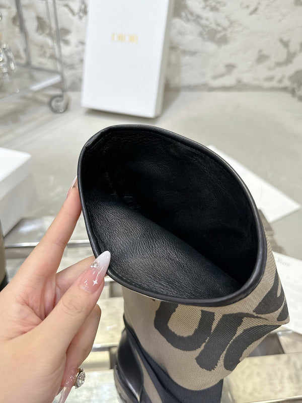 CD D-Major Boot In Light Brown Canvas 100574