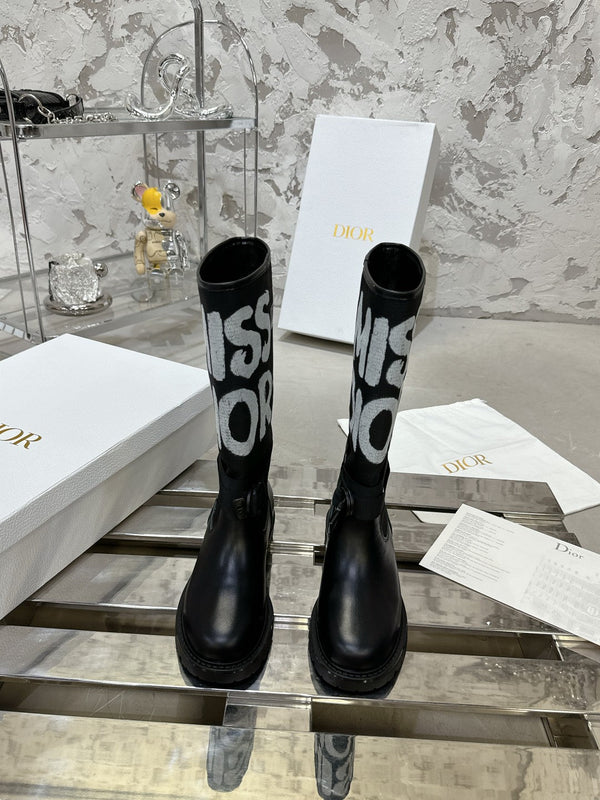 CD D-Major Boot In Black Canvas 100576