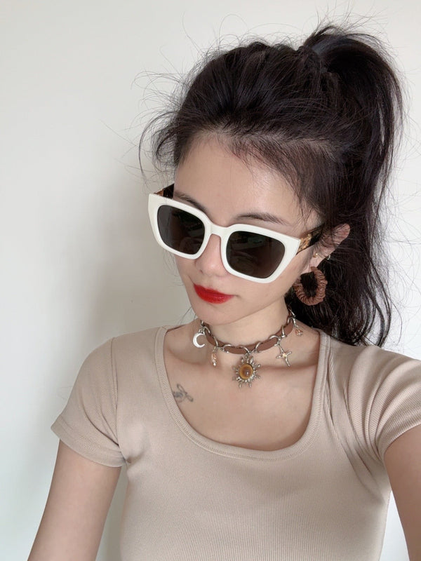 SQUARE SUNGLASSES L1551 IN ACETATE