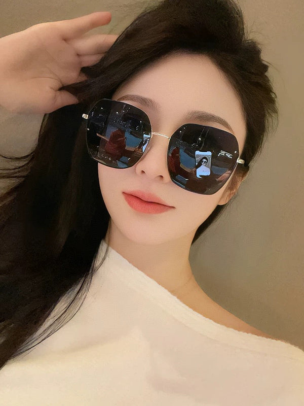 SQUARE FRAME SUNGLASSES G7639 IN METAL