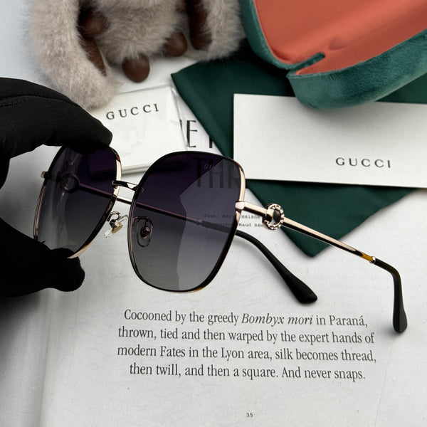 SQUARE FRAME SUNGLASSES G7639 IN METAL
