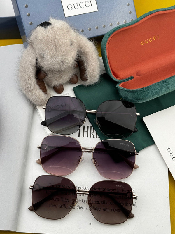 SQUARE FRAME SUNGLASSES G7639 IN METAL