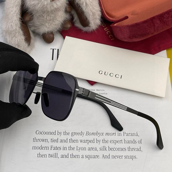 RECTANGULAR FRAME SUNGLASSES 3862 IN METAL