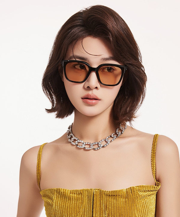 FOLDABLE SQUARE FRAME SUNGLASSES G4319 IN ACETATE