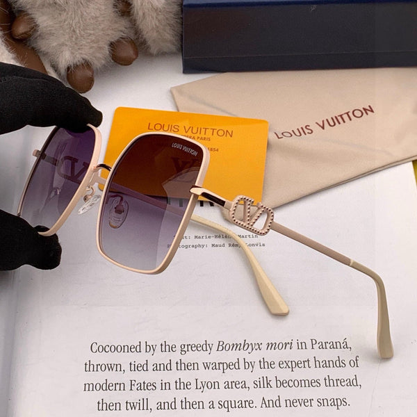 OCCHIALI DA SOLE QUADRATI L6375 IN METALLO