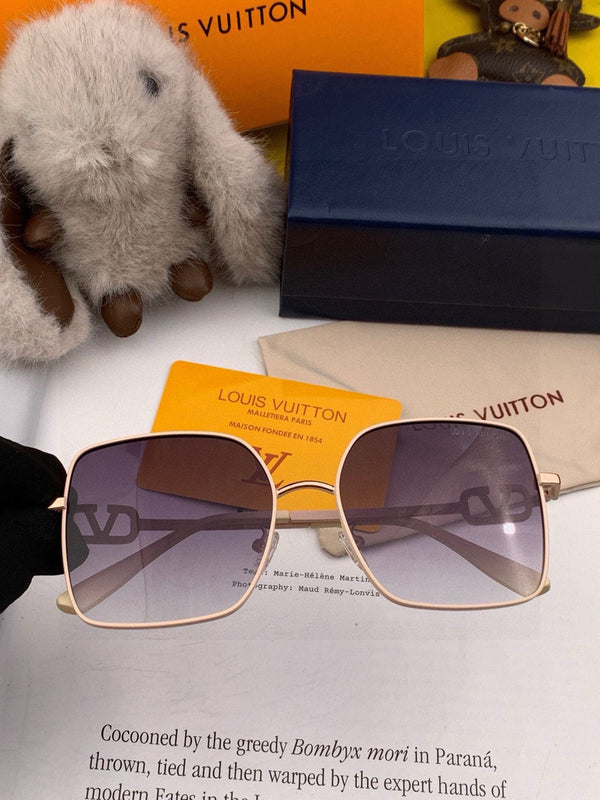 OCCHIALI DA SOLE QUADRATI L6375 IN METALLO