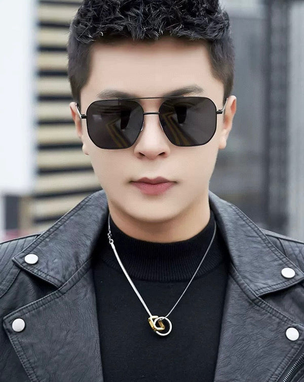 OCCHIALI DA SOLE CAT EYE L1805 CON LENTI GRIGIO METALLIZZATO