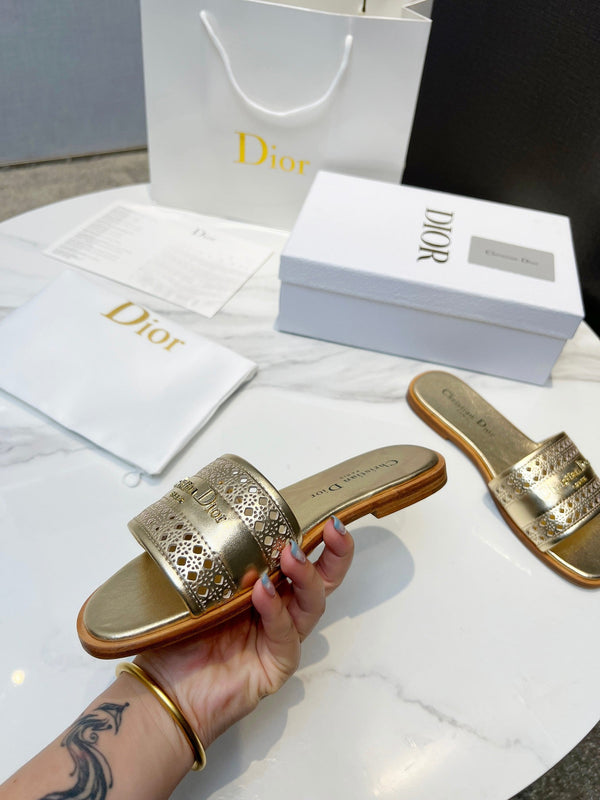 CD 25 D-Lane Slide in pelle di vitello