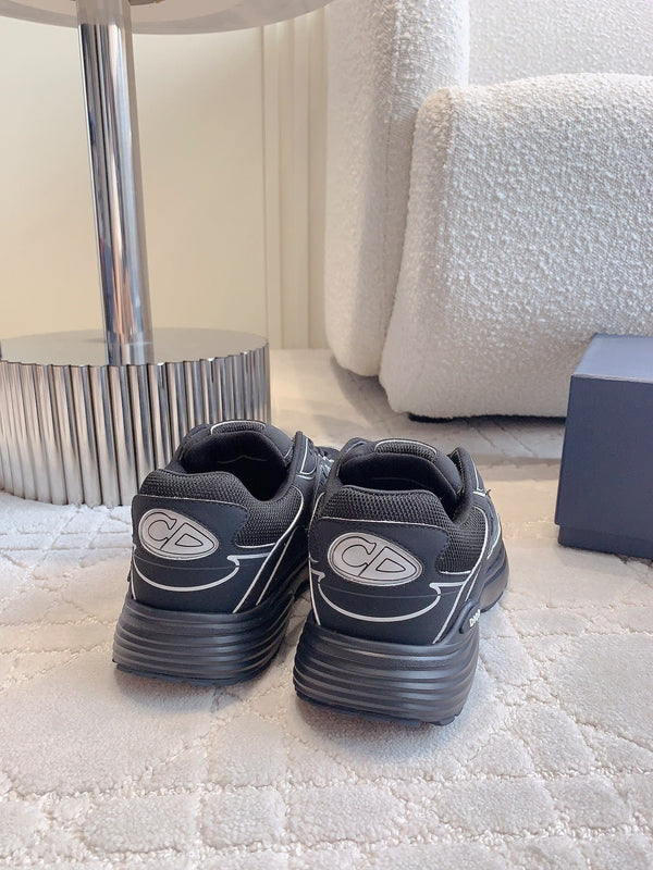 CD B30 Sneaker Black Polyester Mesh Fabric And Calfskin