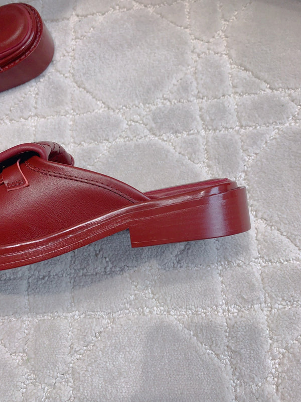 CC Mule In Brown Red Cowhide 145659