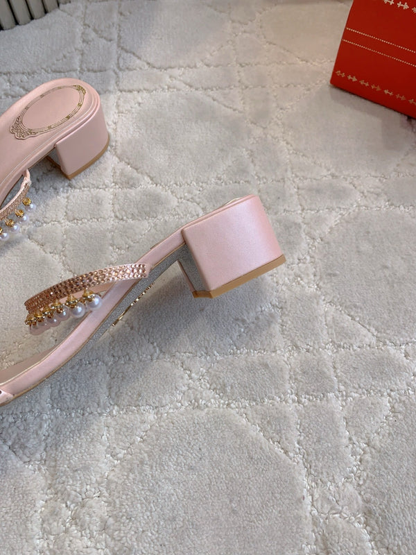 RC Pearl Slippers Pink Sheepskin 328431